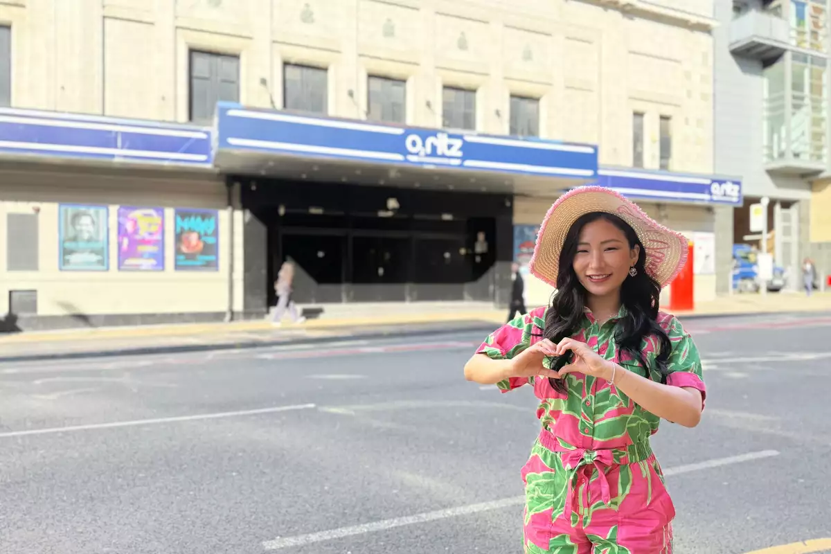 Emkay outside of O2 Ritz Manchester
